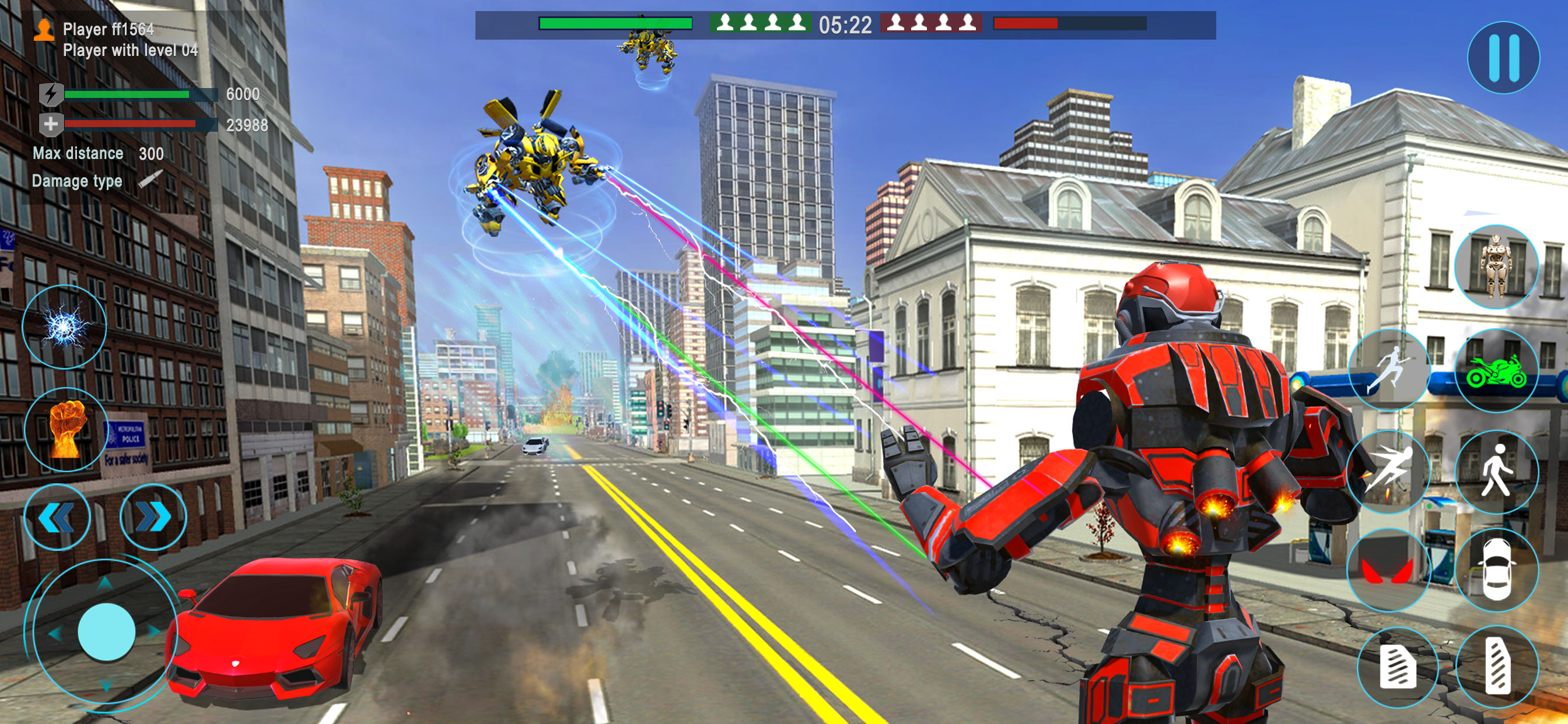 Screenshot Bike Robot Transformation Game 4