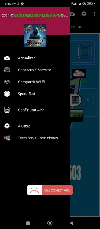 gustaboss pluss vpn Captura de pantalla 3