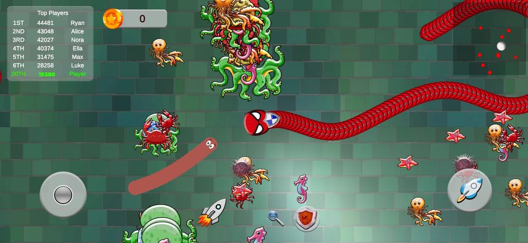 Snake Zone.io Slither Worm应用截图第4张