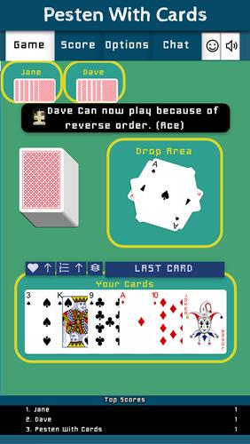 Pesten With Cards Screenshot 2