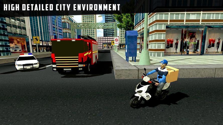 City Courier Delivery Rider Screenshot 2