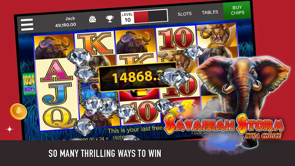 PlayJACK Slots captura de pantalla 