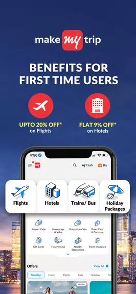 MakeMyTrip - Flights & Hotels ekran görüntüsü 2