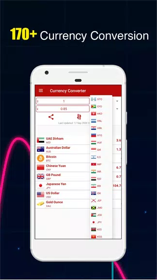 Currency Converter App ဖန်သားပြင်ဓာတ်ပုံ 1