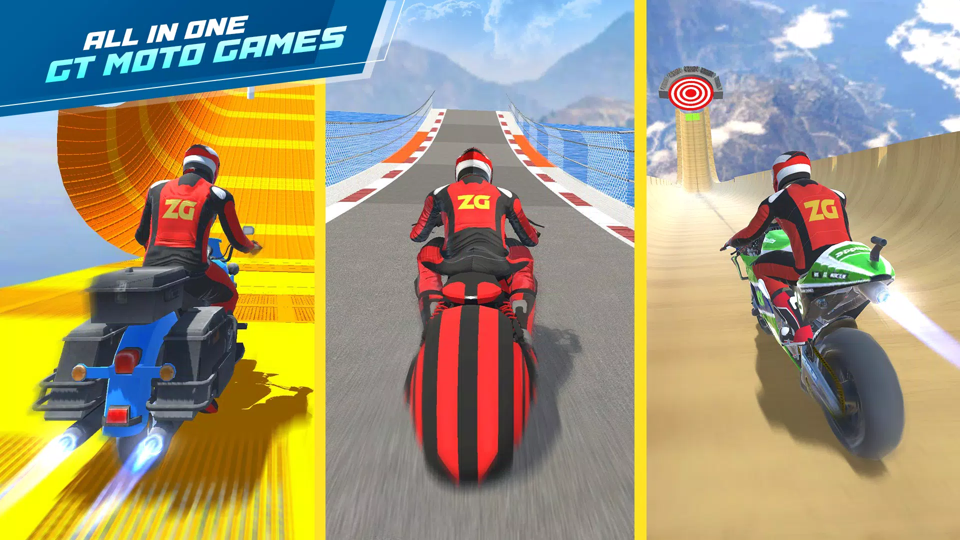 GT Moto Stunt 3D Screenshot 3