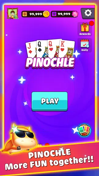 Pinochle - Trickster Cards ảnh chụp màn hình 2