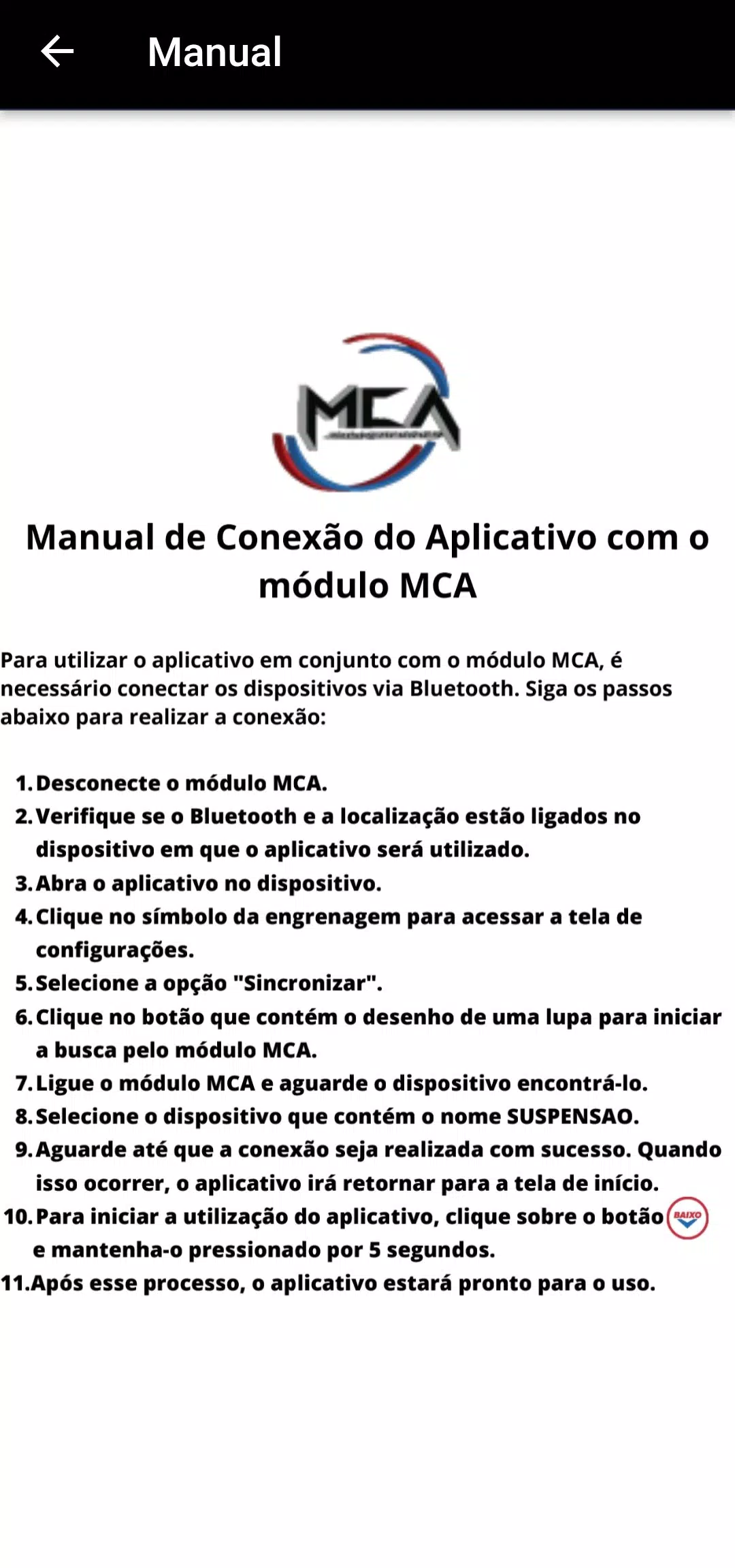 MCA Suspenciones captura de pantalla 