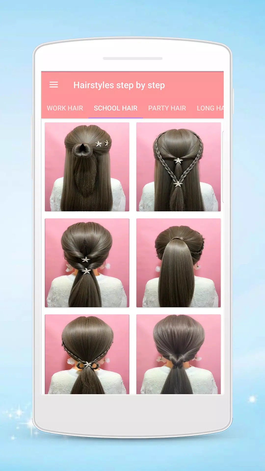 Hairstyles step by step Screenshot 4