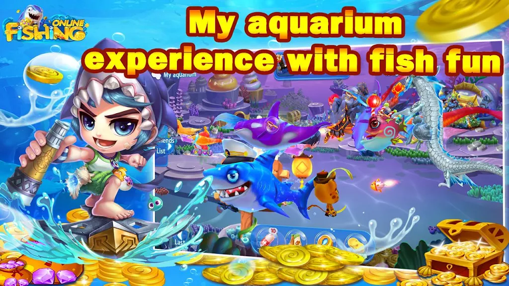 Fishing Online: Classic fish machine, free game Screenshot 1