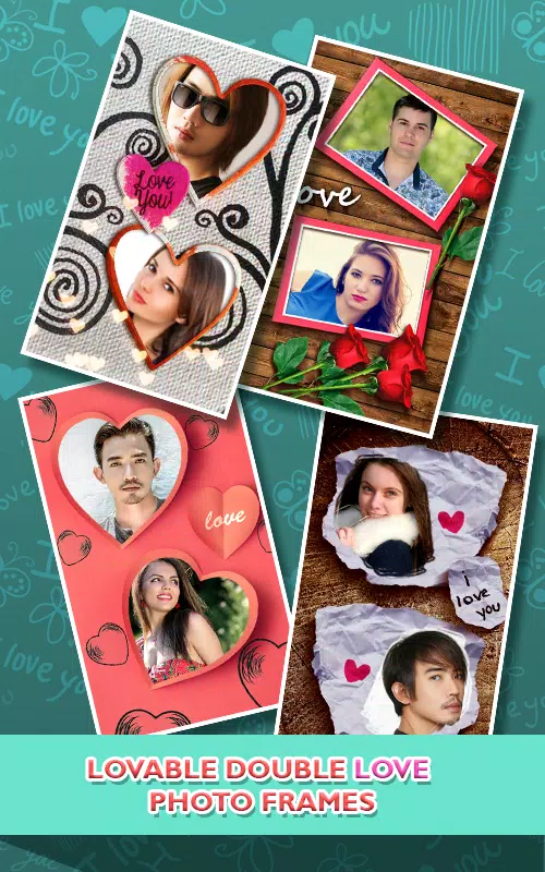 Love Photo frames Collage экрана 2