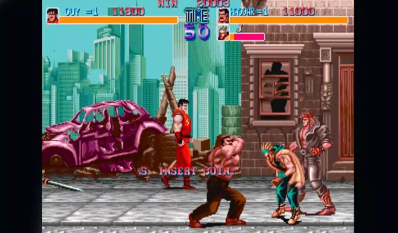 Final fight arcade game 1989 экрана 1