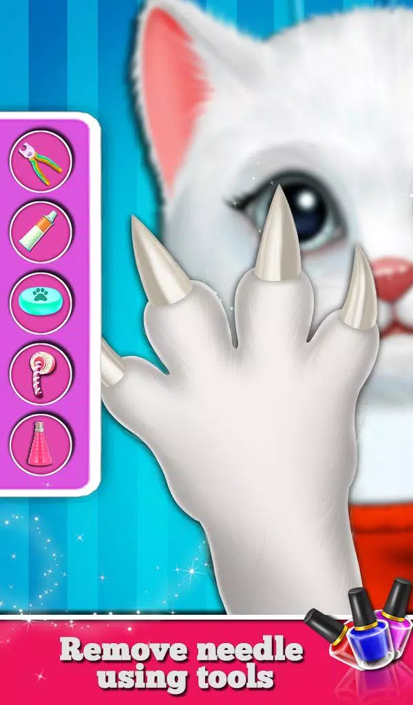 Kitty Nail Salon Daycare Cute captura de pantalla 