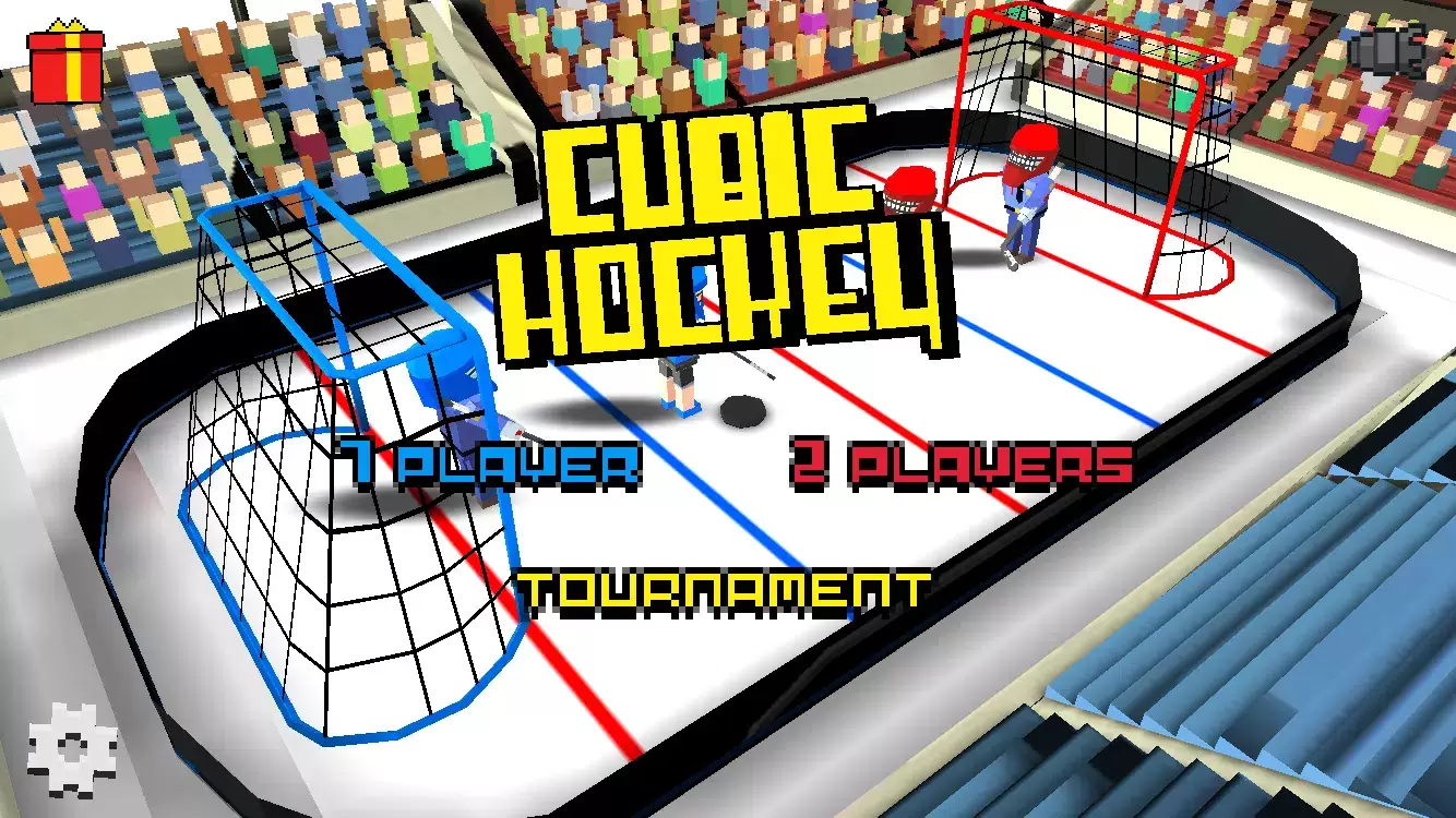 Cubic Hockey 3D captura de pantalla 