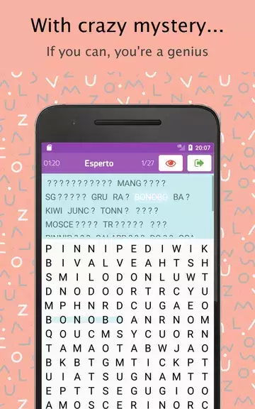 Word Search Italian dictionary captura de pantalla 