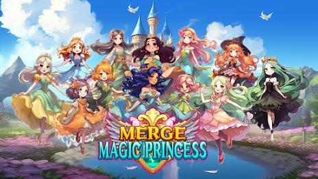 Merge Magic Princess: Tap Game screenshot 1