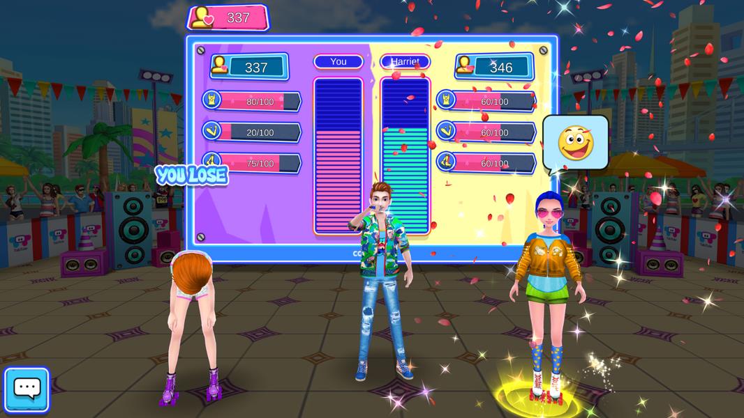 Roller Skating Girls Screenshot 2