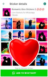 Romantic Stickers for WhatsApp ဖန်သားပြင်ဓာတ်ပုံ 3