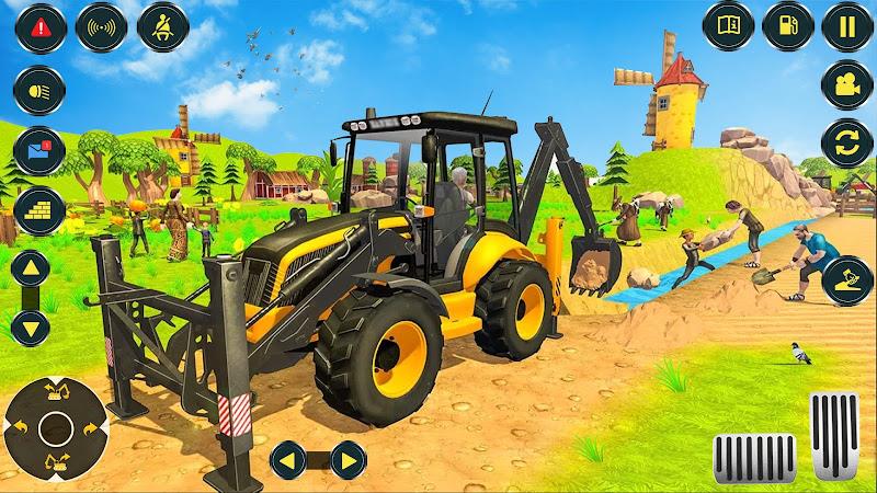 Village Excavator JCB Games स्क्रीनशॉट 4