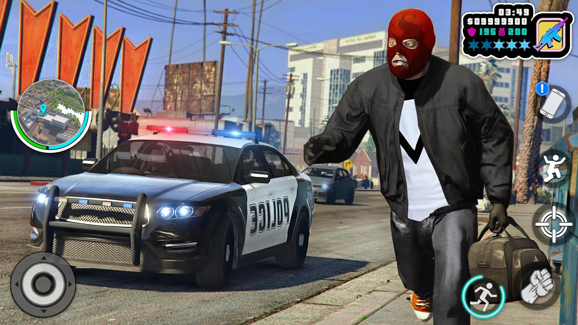 Gangster Theft Crime Simulator ekran görüntüsü 2