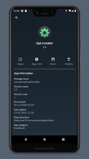 Apk Installer Lite (Package Manager) Captura de pantalla 2