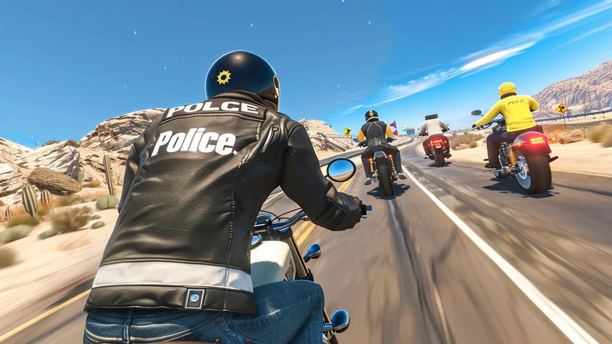 Police Bike Pursuit Highway应用截图第2张