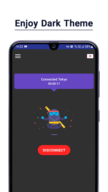 Ninja VPN – Faster, Safer Internet ဖန်သားပြင်ဓာတ်ပုံ 1