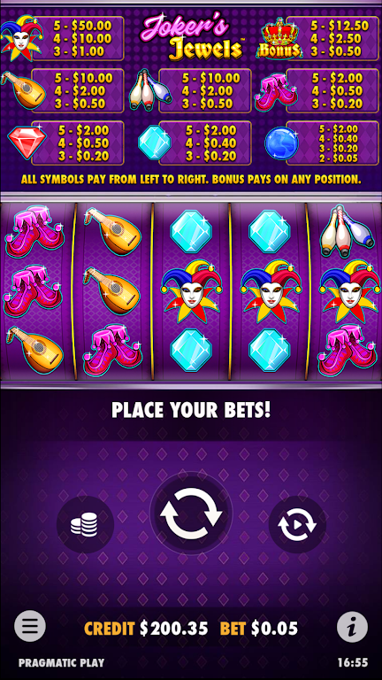 Joker’s Jewels Slot Casino Win Screenshot 2