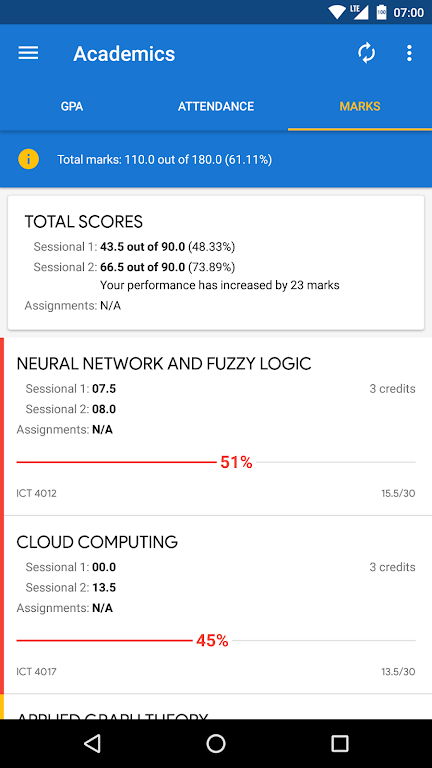 WebSIS Screenshot 4