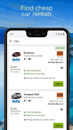 Screenshot Travelocity Hotels & Flights 4