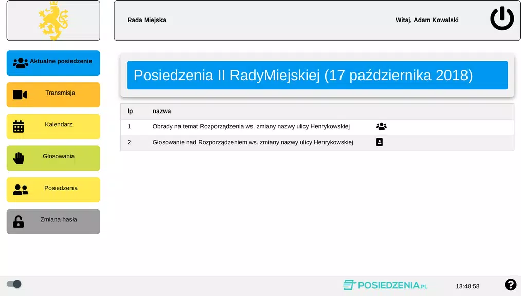 Posiedzenia.pl Screenshot 4