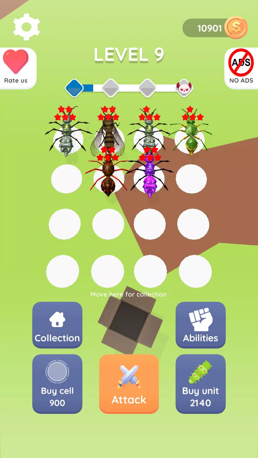 Screenshot Bug Survivor: Ants Clash 2