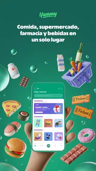 Yummy Delivery captura de pantalla 