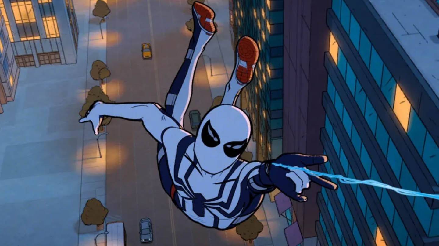 Spider-Man sa puting suit