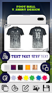 Football Jersey Maker- T Shirt экрана 2