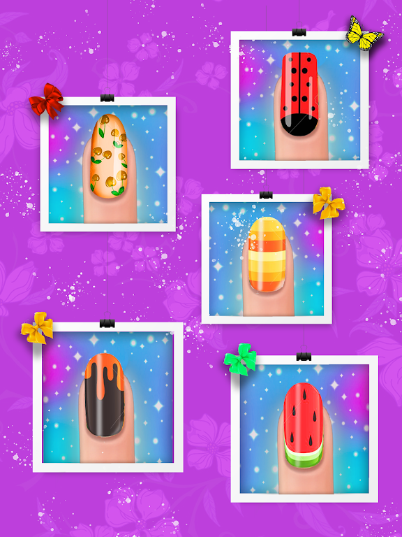 Fashion Nail Polish Salon Game ekran görüntüsü 4