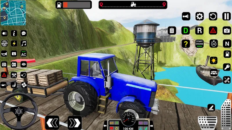 Tractor Trolly Driving Games স্ক্রিনশট 2