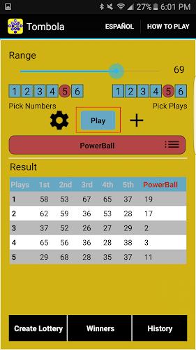 Lottery Strategy Screenshot 3