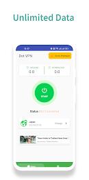 Dot Vpn - Unlimited Data Captura de pantalla 2