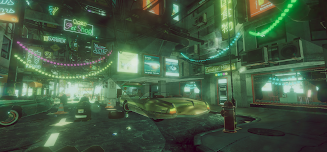 VR Cyberpunk City ဖန်သားပြင်ဓာတ်ပုံ 4