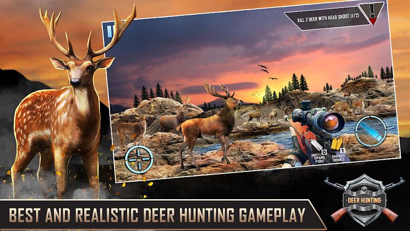 Deer Hunting Simulator Games स्क्रीनशॉट 1