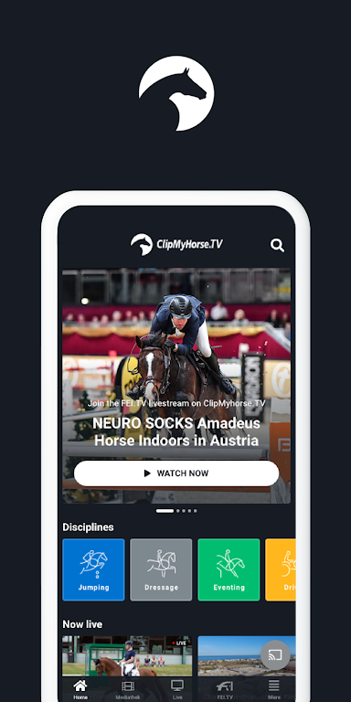 ClipMyHorse.TV & FEI.TV zrzut ekranu 1