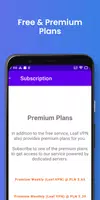 Leaf VPN: stable, unlimited captura de pantalla 