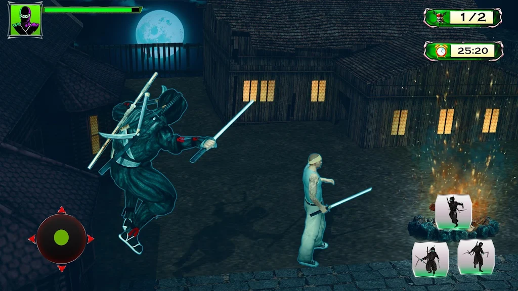 Ninja Hero Assassin Samurai Pirate Fight Shadow screenshot 1