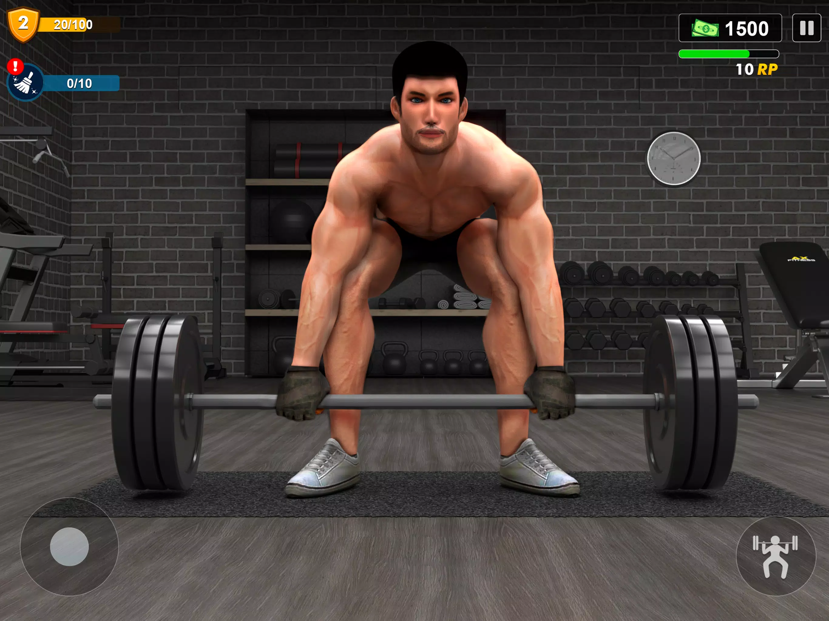 Workout Gym Simulator Game 24 स्क्रीनशॉट 4