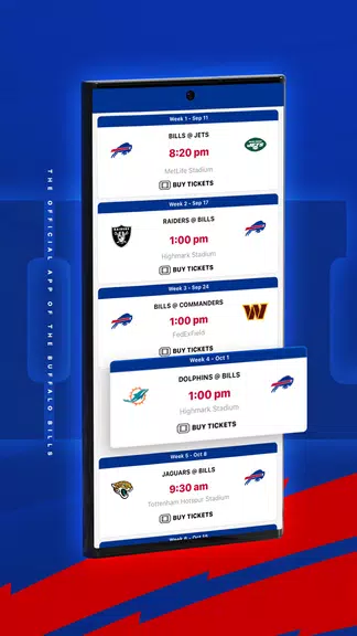 Buffalo Bills Mobile zrzut ekranu 3