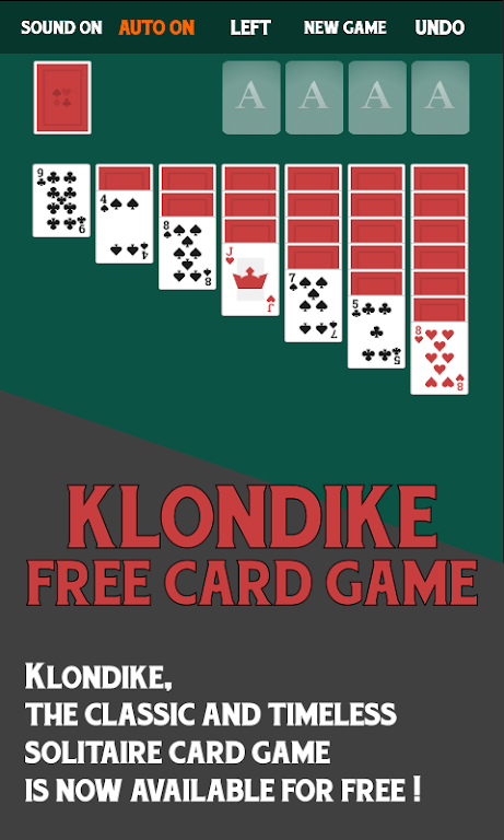 Klondike Free Card Game ဖန်သားပြင်ဓာတ်ပုံ 1