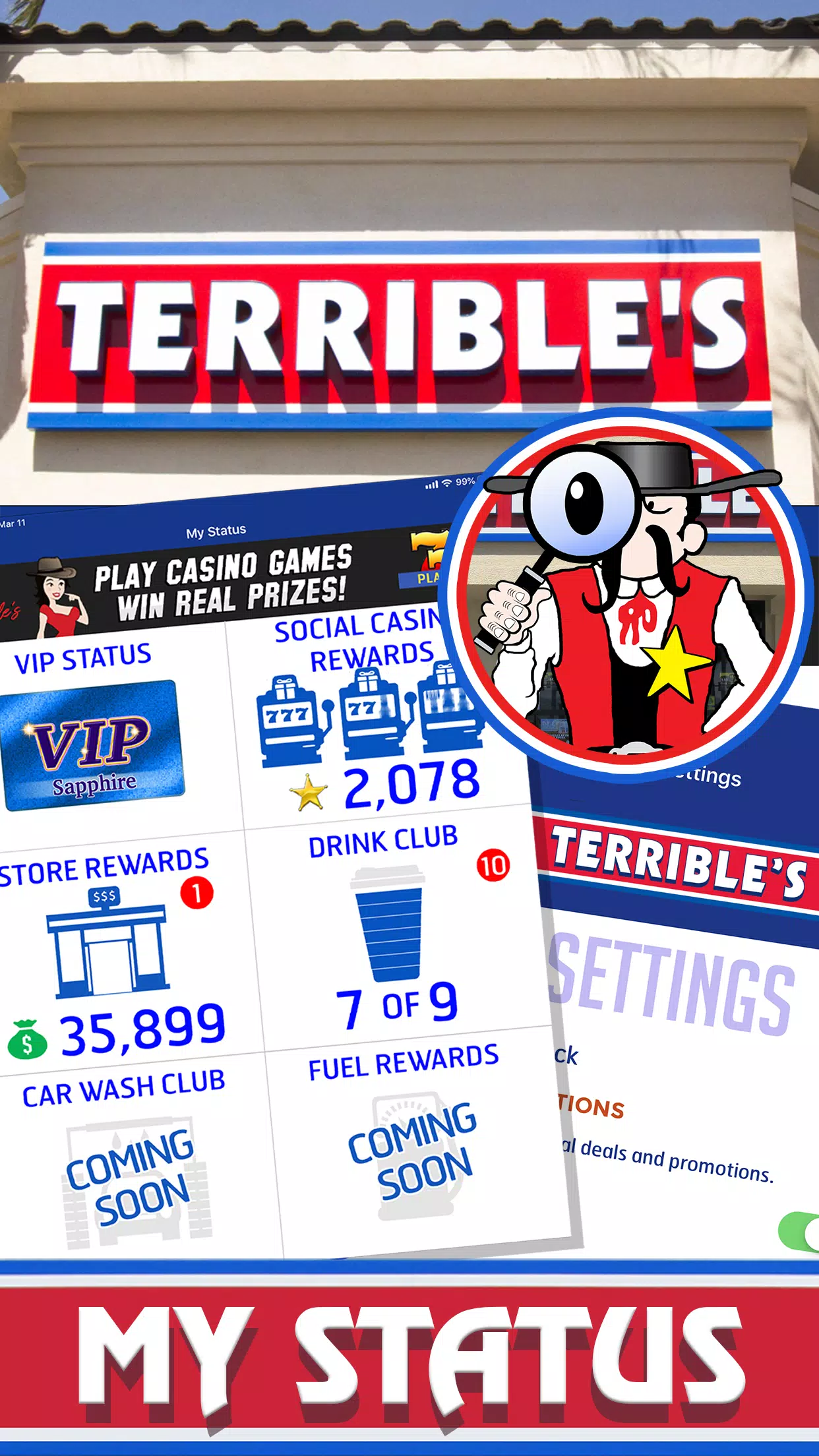 Terrible’s Social House ဖန်သားပြင်ဓာတ်ပုံ 2