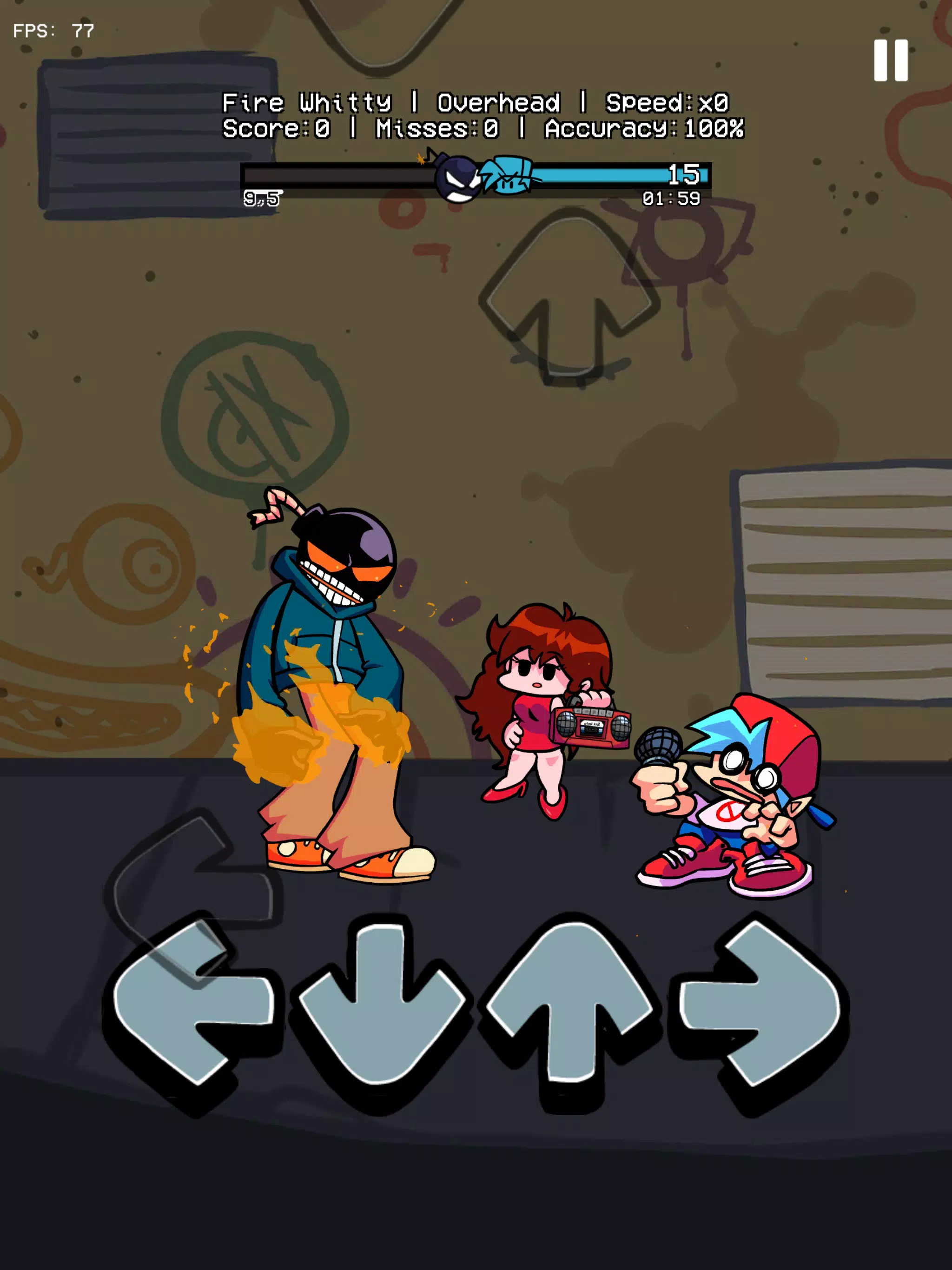 Music Battle Fire Fight Whitty screenshot 1