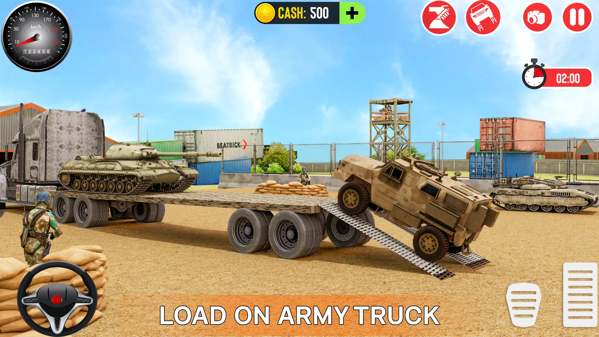 Army Car Games Truck Driving Screenshot 3