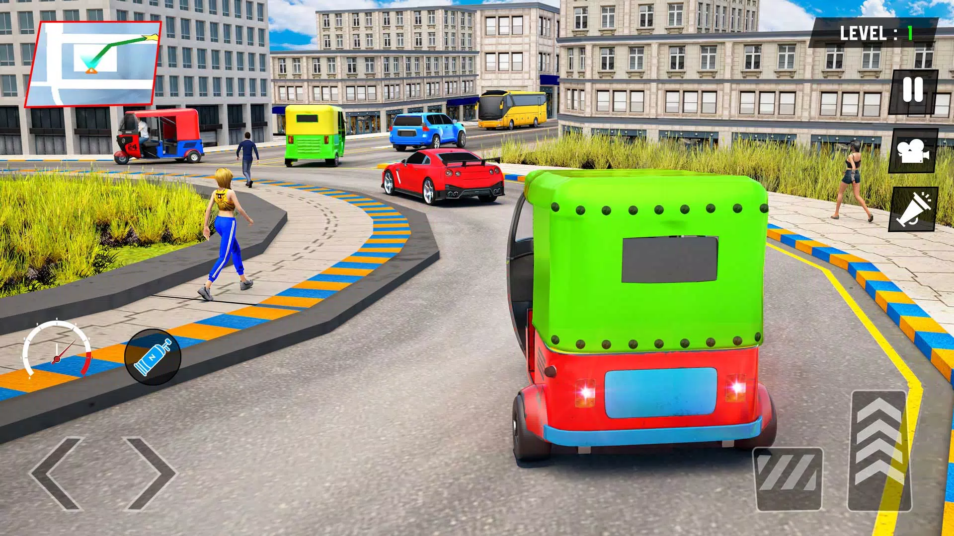 Tuk Tuk Rickshaw - Auto Game Screenshot 2